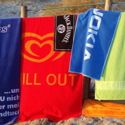 Reklame håndklæder med logo tryk Min. 1000 enheder.