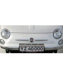 Nummerpladeholder med logo tryk