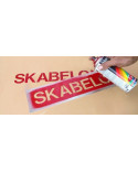 Sprøjteskabelon til logo på dine ting