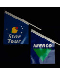 Udhængsflag - Kioskflag & Isflag med eget logo tryk