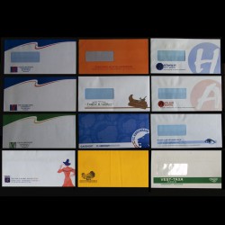 Kuverter med reklame logo tryk