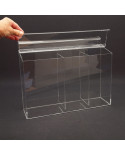 Displays i plast og karton med logo tryk