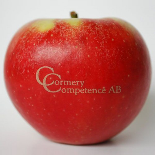 Æbler med logo