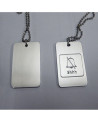 Dogtags til Anden Shhh show logopræg