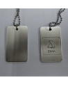 Dogtags til Anden Shhh show logopræg