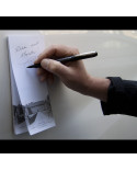 Magnet memoblokke med logo tryk