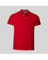 Pique polo t-shirts med tryk og broderi