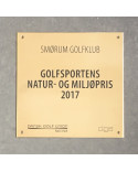 Graverede messingskilte