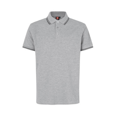 Poloshirts med kontrast og logo