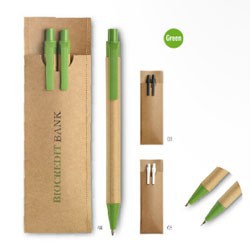 Miljøvenlige kuglepenne med logo tryk